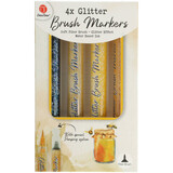 DécoTime Glitter Brush Markers Yellow (3204301)