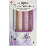 DécoTime Glitter Brush Markers Purple (3204301)