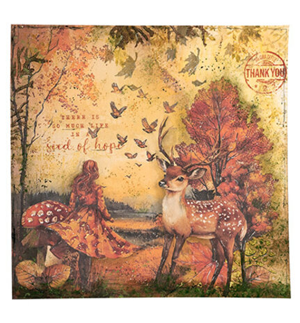 Studio Light Autumn In The Woods 8x8 Inch Collage Paper Pad (JMA-AW-CPP386) Studio Light Autumn In The Woods 8x8 Inch Collage Paper Pad (JMA-AW-CPP386)
