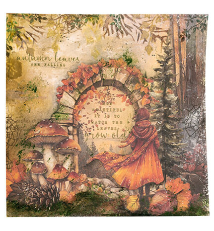 Studio Light Autumn In The Woods 8x8 Inch Collage Paper Pad (JMA-AW-CPP386) Studio Light Autumn In The Woods 8x8 Inch Collage Paper Pad (JMA-AW-CPP386)