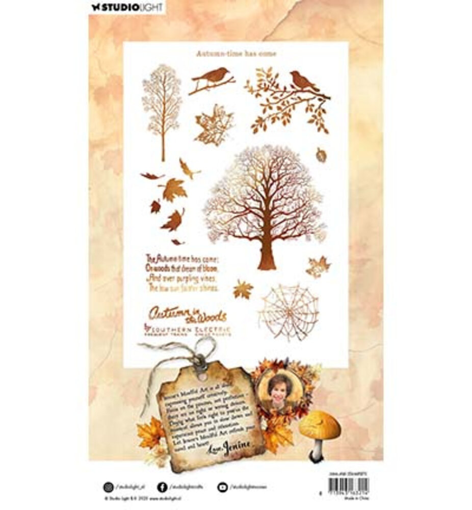 Studio Light Autumn In The Woods Clear Stamps Autumn-time has come (JMA-AW-STAMP875) Studio Light Autumn In The Woods Clear Stamps Autumn-time has come (JMA-AW-STAMP875)