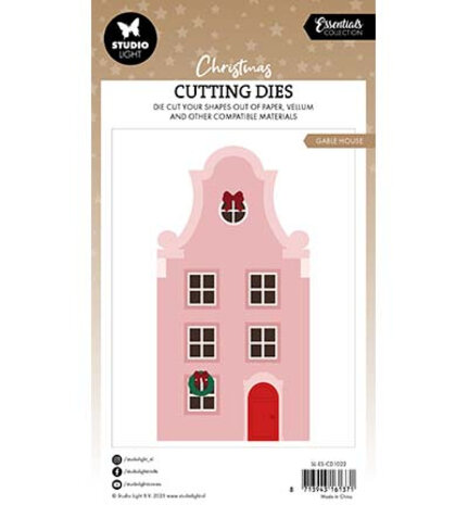 Studio Light Christmas Essentials Snijmal Gable House (SL-ES-CD1022) Studio Light Christmas Essentials Snijmal Gable House (SL-ES-CD1022)