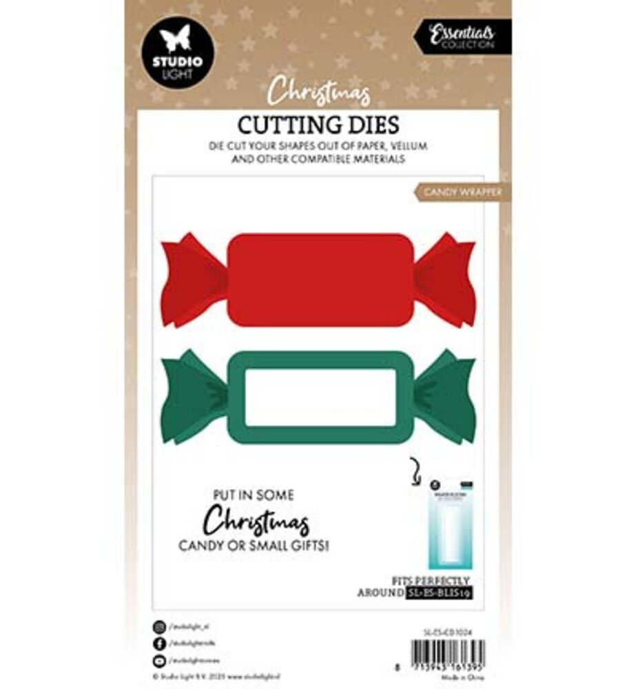 Studio Light Christmas Essentials Snijmal Candy Wrapper (SL-ES-CD1024) Studio Light Christmas Essentials Snijmal Candy Wrapper (SL-ES-CD1024)