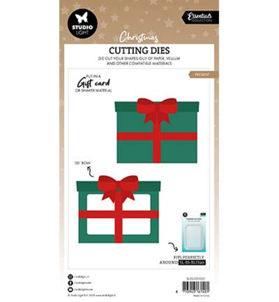 Studio Light Christmas Essentials Snijmal Present (SL-ES-CD1025) Studio Light Christmas Essentials Snijmal Present (SL-ES-CD1025)