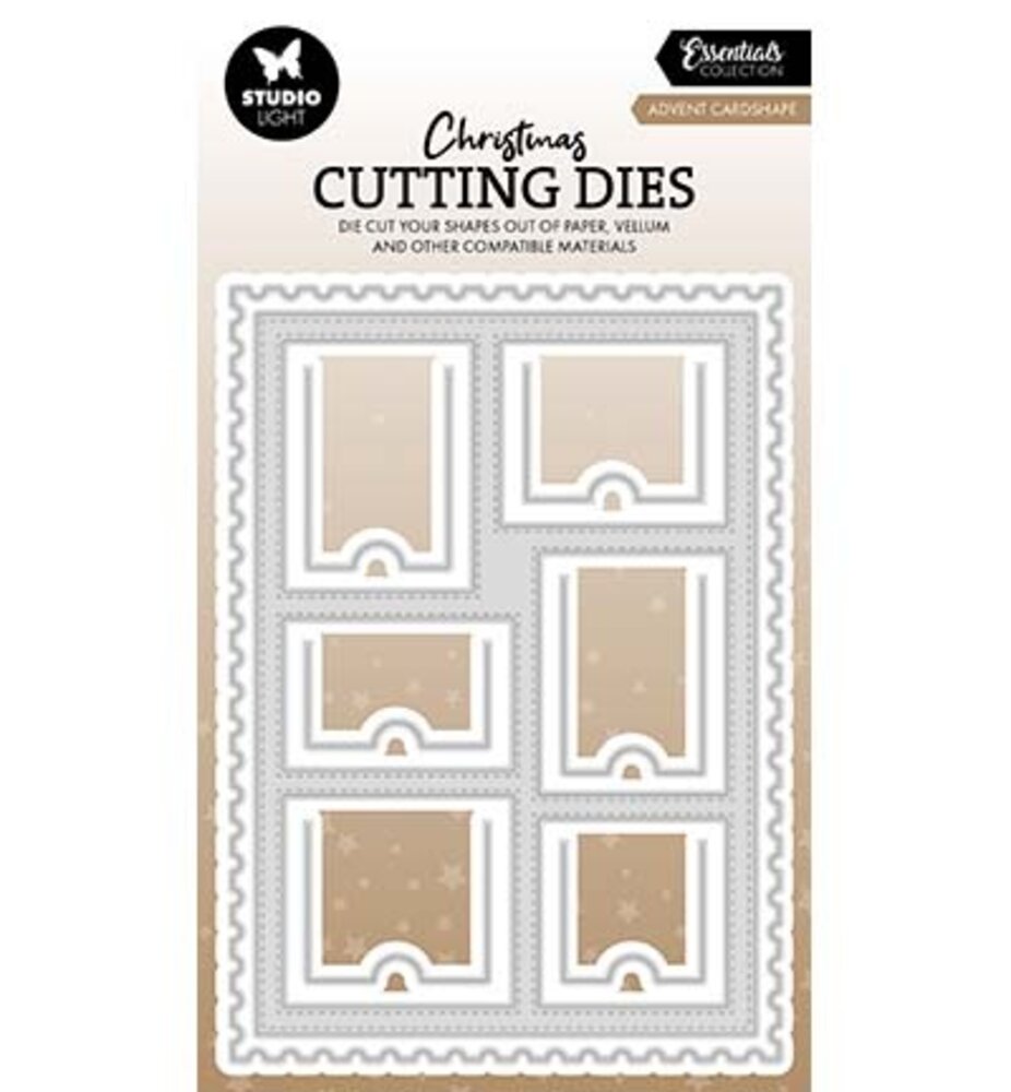 Studio Light Christmas Essentials Snijmal Advent Cardshape (SL-ES-CD1026) Studio Light Christmas Essentials Snijmal Advent Cardshape (SL-ES-CD1026)