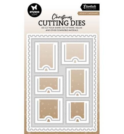 Studio Light Christmas Essentials Snijmal Advent Cardshape (SL-ES-CD1026) Studio Light Christmas Essentials Snijmal Advent Cardshape (SL-ES-CD1026)