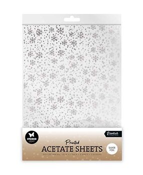 Studio Light Christmas Essentials A4 Acetate Sheets Silver Snowflakes (SL-ES-ACS17) Studio Light Christmas Essentials A4 Acetate Sheets Silver Snowflakes (SL-ES-ACS17)