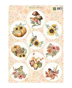Marianne Design Knipvel A4 Autumn Flowers (VK9637) Marianne Design Knipvel A4 Autumn Flowers (VK9637)