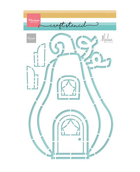 Marianne Design Craft Stencil A5 Pumpkin Cottage (PS8189)
