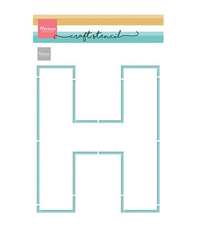 Marianne Design Craft Stencil A5 Letter H (PS8190)