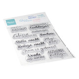 Marianne Design Clear Stamps Nativity Tekst (CS1178)