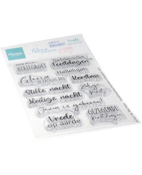 Marianne Design Clear Stamps Nativity Tekst (CS1178)