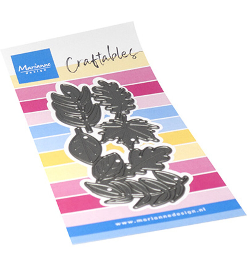 Craftables Sticker Paper Marianne Design Craftables Leaves (CR1705) - Paperpads.nl