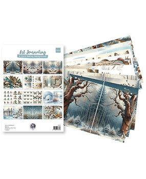 Marianne Design A4 Art Journaling Winterset by Fairybells (FB2506) Marianne Design A4 Art Journaling Winterset by Fairybells (FB2506)