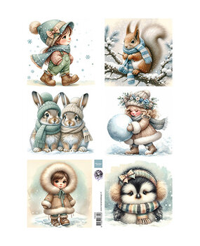 Marianne Design Knipvel A4 Cosy Winter by Fairybells (FB2504) Marianne Design Knipvel A4 Cosy Winter by Fairybells (FB2504)