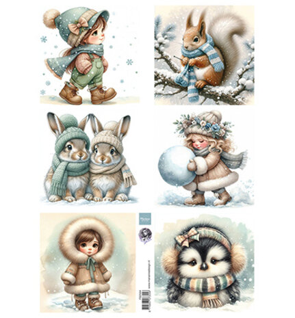 Marianne Design Knipvel A4 Cosy Winter by Fairybells (FB2504) Marianne Design Knipvel A4 Cosy Winter by Fairybells (FB2504)
