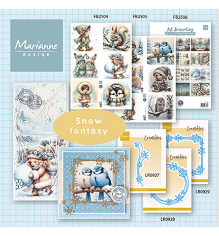 Marianne Design Knipvel A4 Cosy Winter by Fairybells (FB2504) Marianne Design Knipvel A4 Cosy Winter by Fairybells (FB2504)