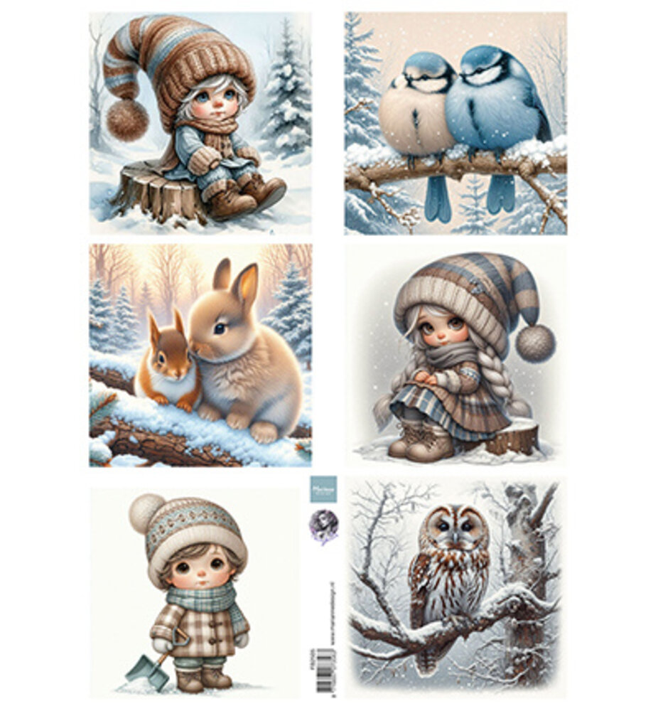 Marianne Design Knipvel A4 Dreamy Winter by Fairybells (FB2505) Marianne Design Knipvel A4 Dreamy Winter by Fairybells (FB2505)