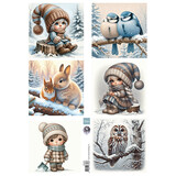 Marianne Design Knipvel A4 Dreamy Winter by Fairybells (FB2505)