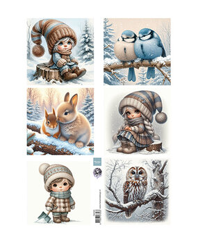 Marianne Design Knipvel A4 Dreamy Winter by Fairybells (FB2505) Marianne Design Knipvel A4 Dreamy Winter by Fairybells (FB2505)
