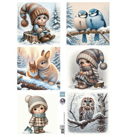 Marianne Design Knipvel A4 Dreamy Winter by Fairybells (FB2505) Marianne Design Knipvel A4 Dreamy Winter by Fairybells (FB2505)