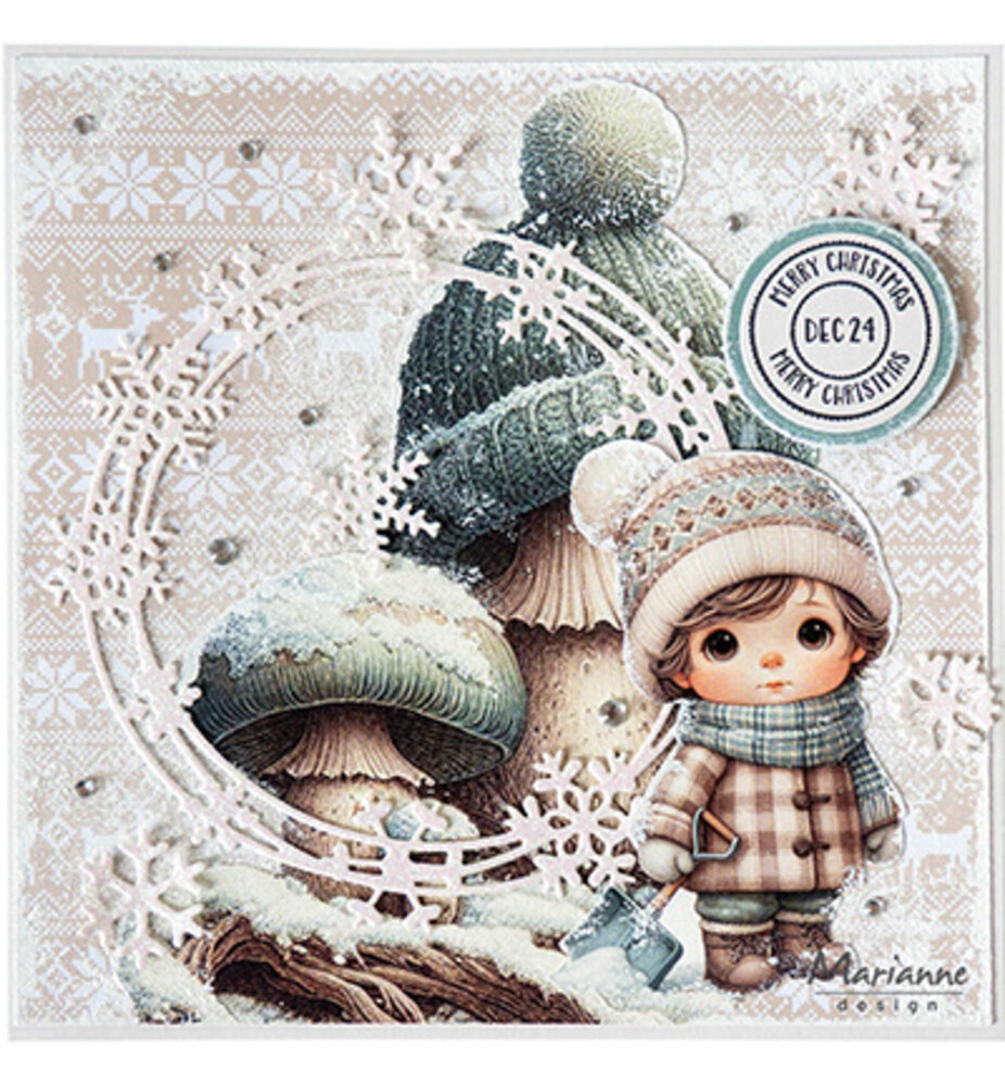 Marianne Design Knipvel A4 Dreamy Winter by Fairybells (FB2505) Marianne Design Knipvel A4 Dreamy Winter by Fairybells (FB2505)