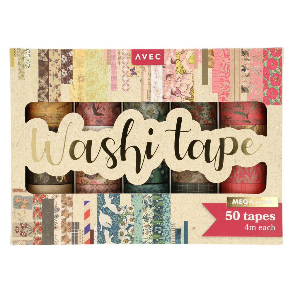AVEC Washi Tape MEGA Pack (103152-1-3) AVEC Washi Tape MEGA Pack (103152-1-3)