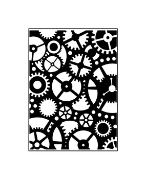Vaessen Creative Embossing Folder Tandwielen (100605-338) Vaessen Creative Embossing Folder Tandwielen (100605-338)
