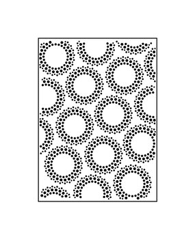 Vaessen Creative Embossing Folder Circles Dots (100605-347) Vaessen Creative Embossing Folder Circles Dots (100605-347)