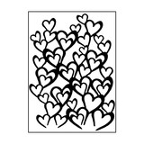 Vaessen Creative Embossing Folder Harten (100605-348)