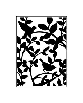 Vaessen Creative Embossing Folder Bird & Branches (100605-349) Vaessen Creative Embossing Folder Bird & Branches (100605-349)