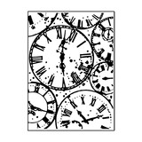 Vaessen Creative Embossing Folder Clocks (100605-351)