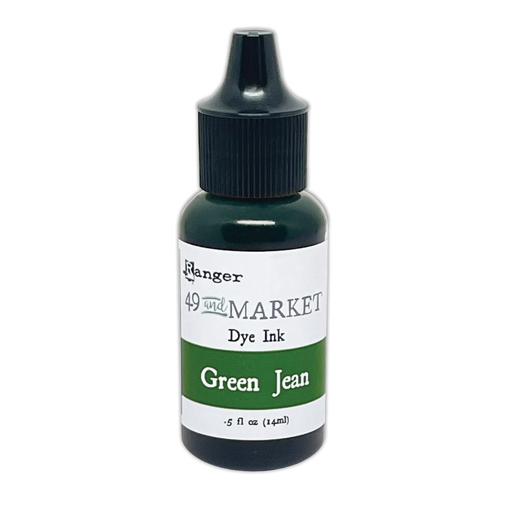 Ranger 49 & Market Dye Ink Reinkers Green Jean (FMI92551)