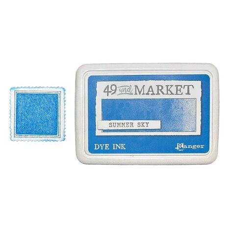 Ranger 49 & Market Dye Ink Pad Summer Sky (FMP92490) Ranger 49 & Market Dye Ink Pad Summer Sky (FMP92490)