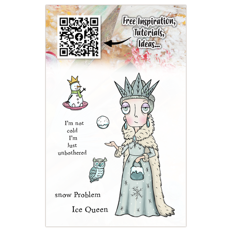 AALL and Create Clear Stamp Set A7 Ice Queen Dee (AALL-TP-1308)
