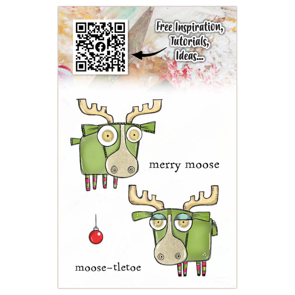 AALL and Create Clear Stamp Set A7 Moose-tletoe (AALL-TP-1312)