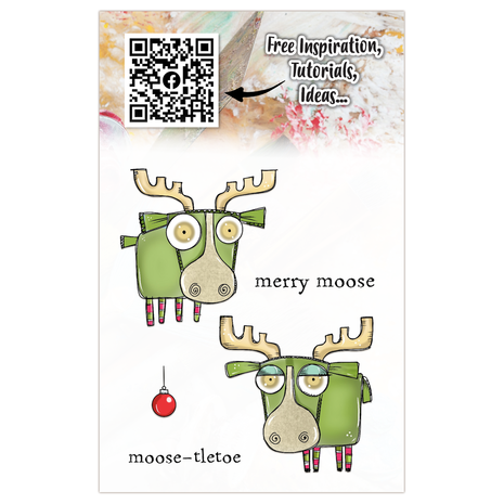 AALL and Create Clear Stamp Set A7 Moose-tletoe (AALL-TP-1312)