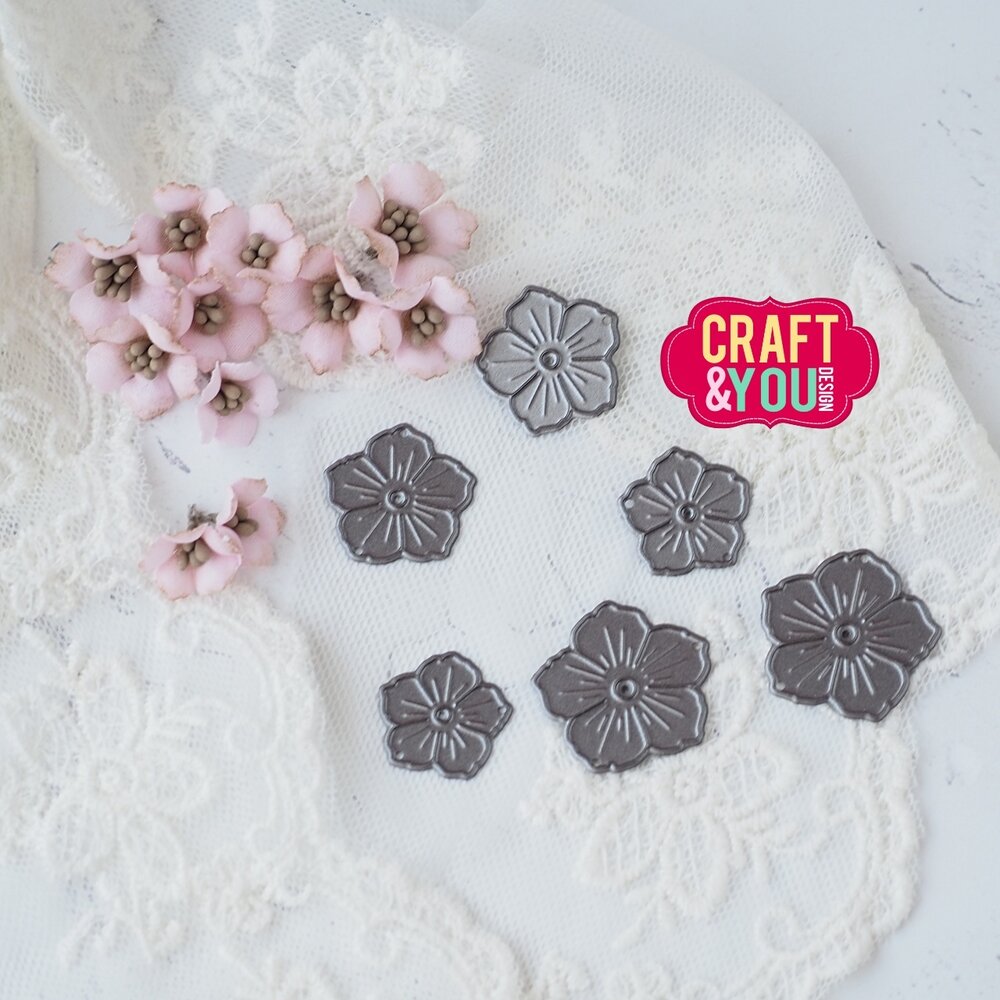 Craft & You Dies Mini Flowers (CW358)