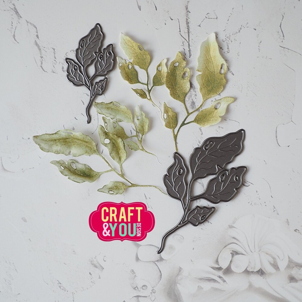 Craft & You Dies Vintage Leaves (CW362)