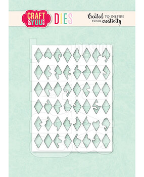 Craft & You Dies Rhombus Background (CW368)