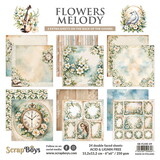 ScrapBoys Flowers Melody 6x6 Inch Paper Pad (SB-FLME-09)