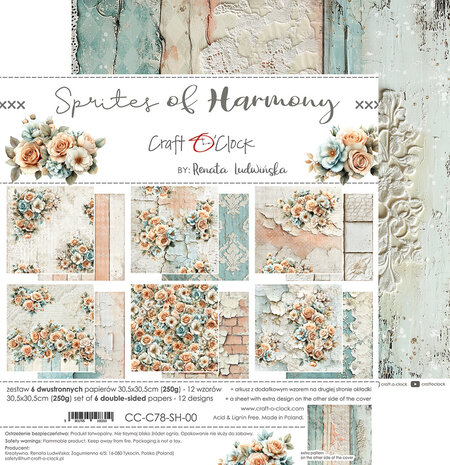 Craft O'Clock Sprites of Harmony 12x12 Inch Paper Set (CC-C78-SH-00)