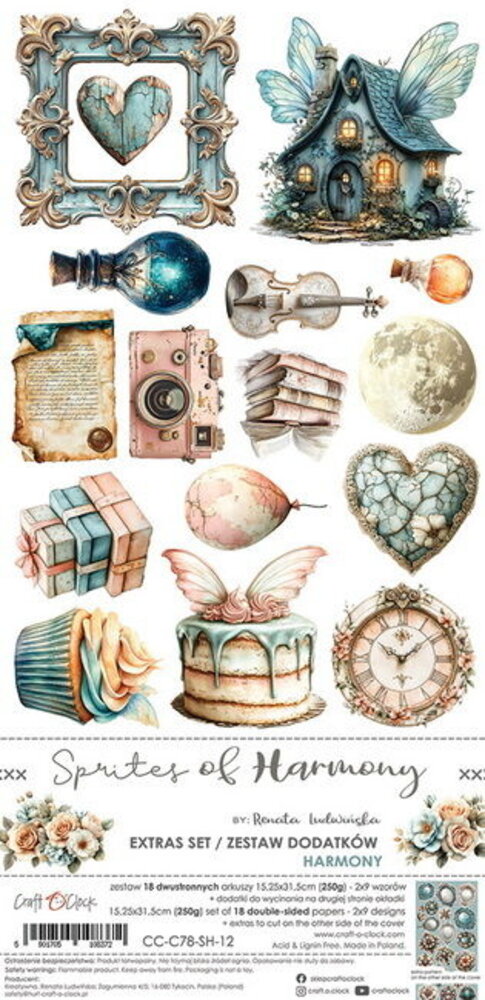 Craft O'Clock Sprites of Harmony Extras Set Harmony (CC-C78-SH-12)