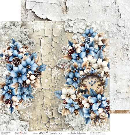 Craft O'Clock Jolly Season 12x12 Inch Paper Set (CC-C79-JS-00)