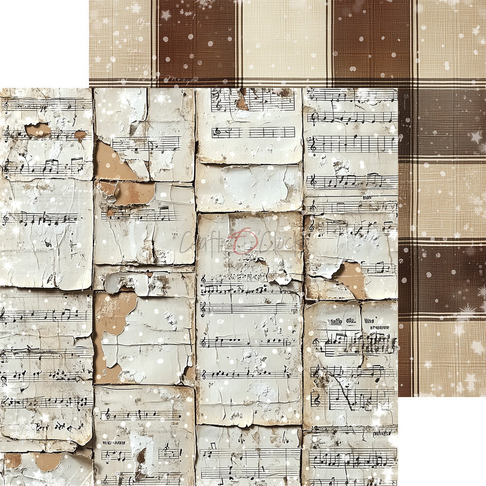 Craft O'Clock Jolly Season 8x8 Inch Basic Papers Set (CC-C79-JS-08)