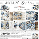 Craft O'Clock Jolly Season 6x6 Inch Paper Set (CC-C79-JS-10)