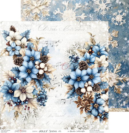 Craft O'Clock Jolly Season 6x6 Inch Paper Set (CC-C79-JS-10)