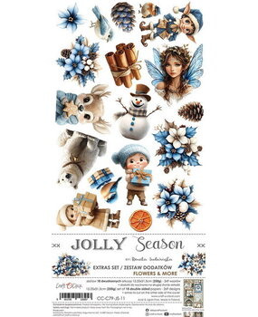 Craft O'Clock Jolly Season Extras Set Flowers & More (CC-C79-JS-11) Craft O'Clock Jolly Season Extras Set Flowers & More (CC-C79-JS-11)