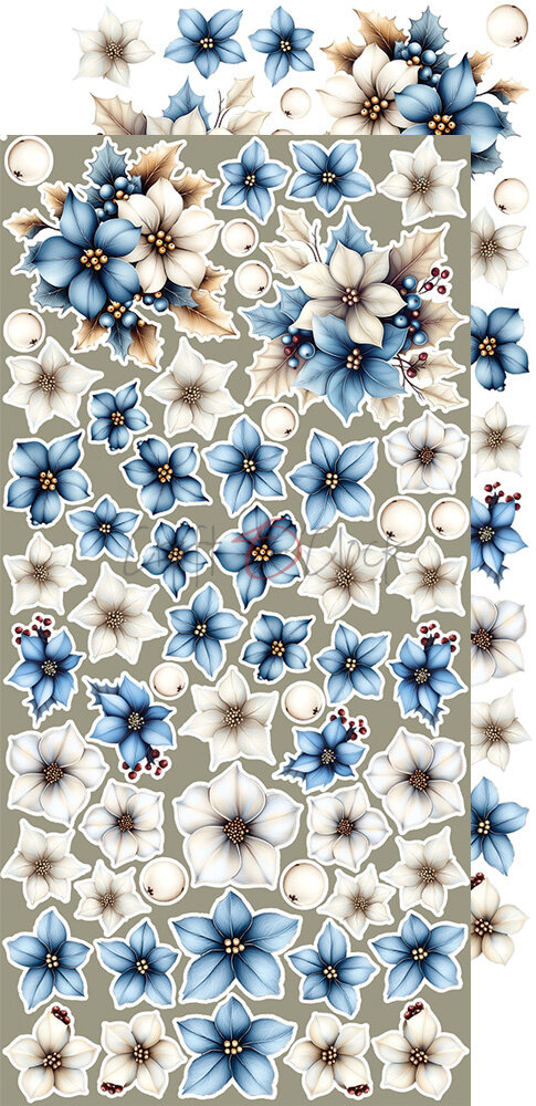 Craft O'Clock Jolly Season Extras Set Flowers & More (CC-C79-JS-11)