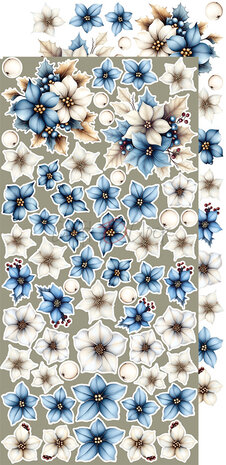 Craft O'Clock Jolly Season Extras Set Flowers & More (CC-C79-JS-11)